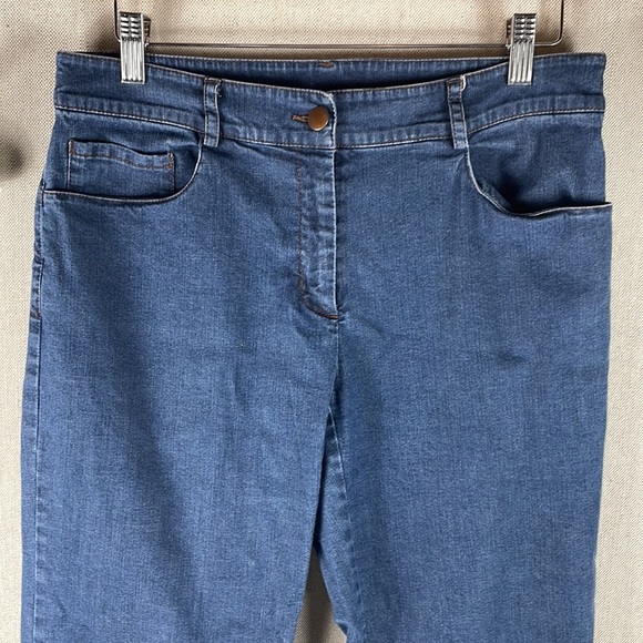 Eileen Fisher > Straight Leg Jeans Small - Picture 2 of 8